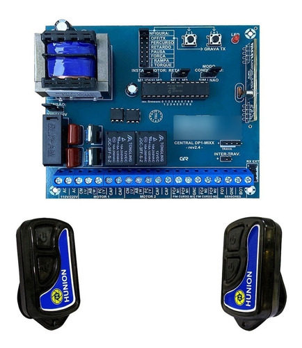 1 Central Dupla Mkn 2 Controles E 2 Capacitor 30uf