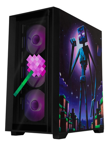 Xtreme Pc Gaming Amd Radeon Rx 7600 Ryzen 7 5700g 32gb Ssd 1tb Sistema Liquido Wifi Minecraft Enderman