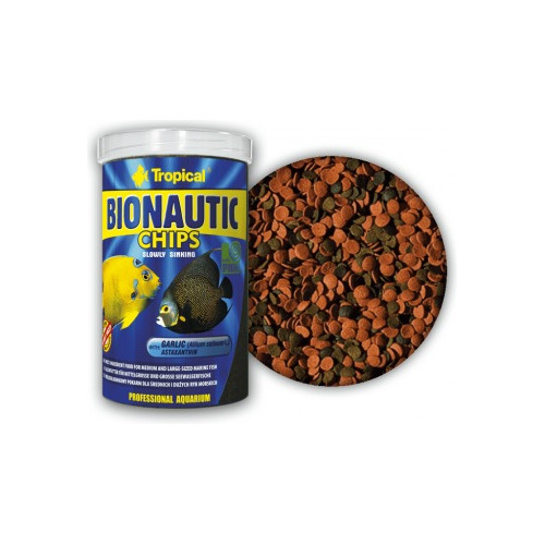 Ração Tropical Bionautic Chips 130g Peixes Marinhos Premium