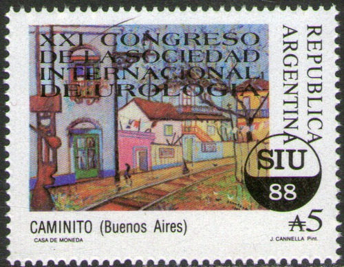 Argentina Sello Mint 21° Congreso De Urología Siu Año 1988 