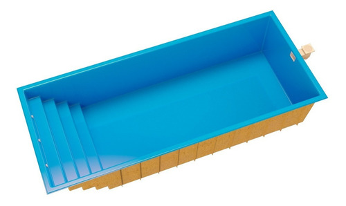Piscina Fibra Modelo Chiavari (7.00m X 3.45m X 1.40m) Kit 02