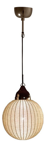 Lustre Pendente Moderno Luminária Teto Decoração Bola Sala Cor Amarelo 110V/220V