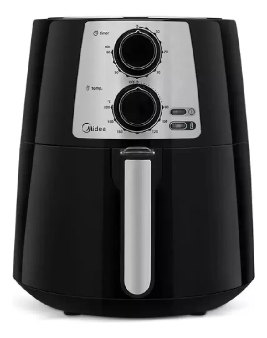 Botão Timer Para Fritadeira Air Fryer Midea FRB31 e FRB32 Preto