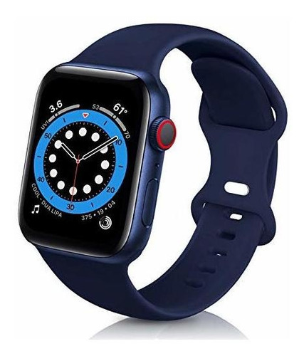 Correa S Para Apple Watch Serie6/5/4- Navy Blue