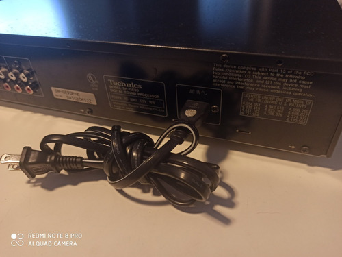 Equalizador Technics Sh-ge90 D.s.p Digital Sound Processor (Usado)