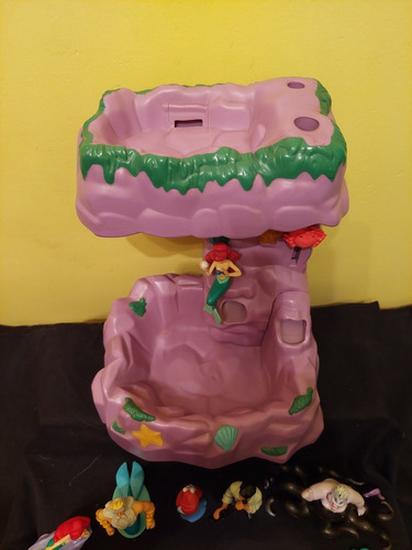 Sirenita Ariel Disney Set Mini Tipo Polly Armado (Usado)