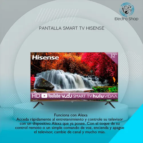 Smart TV Hisense de 32 Pulgadas, Full HD modelo 32A45GV