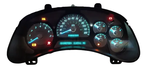 comprar Cluster Silverado, Cheyenne 2003 2007 Reloj Indicadores