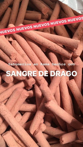 Sahumerios Barra Sangre De Drago Aleja Malas Energias X 50