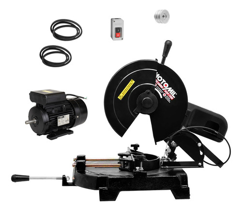 Serra Rápida Metais Policorte Motor 3cv 3400rpm 110 220v Sp8