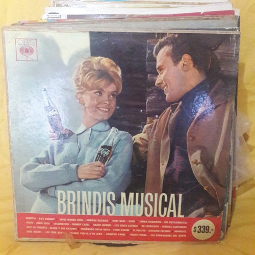 Vinilo Brindis Musical Santanera Carel Teen Agers Yanes Cp1