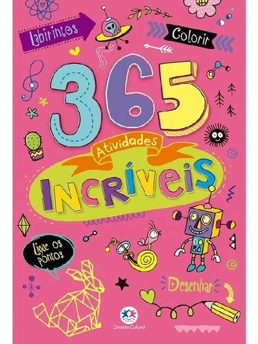 365 Atividades Incríveis, De Ciranda Cultural. Editora Ciranda Cultural, Capa Mole Em Português