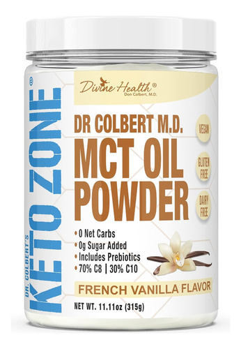 Suplemento Keto Zone® Mct Oil Powder Vai - g a $793
