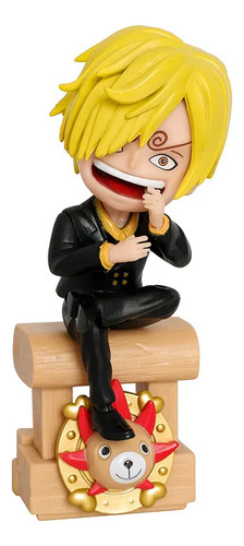 Figura Sanji One Piece Anime Muñeco Sentado Pvc
