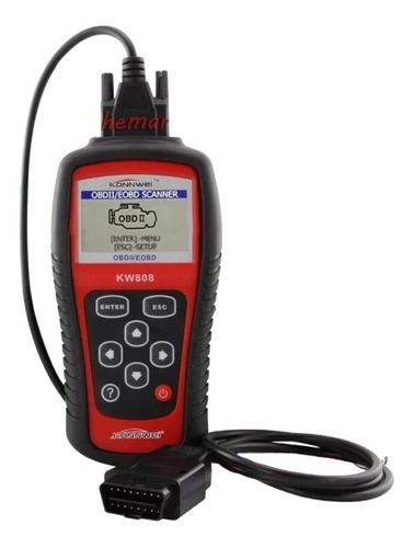Escaner Automotriz Konnwei Kw808 Obd2 Eobd Multimarcas