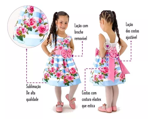 Vestido Infantil Frufru Temático Personalizado Moana Baby