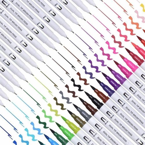 Cm Dibujo Profesional Marcador Bicolor 72 Colores