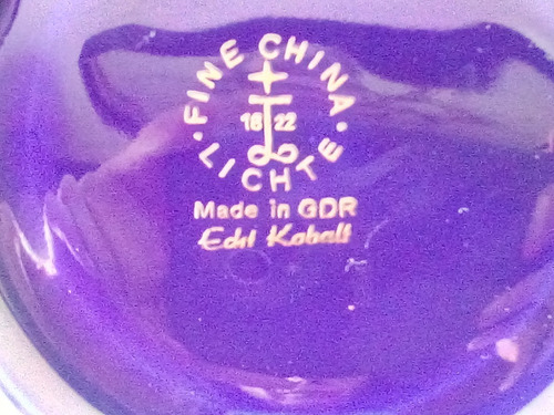 Imagen 5 de 6 de Porcelana Lichte, Fina Vajilla Para Postre Alemana.