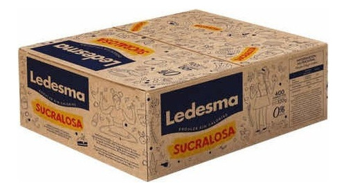 Edulcorante Ledesma 0% Calorías Sucralosa  Pack 400 Sobres 