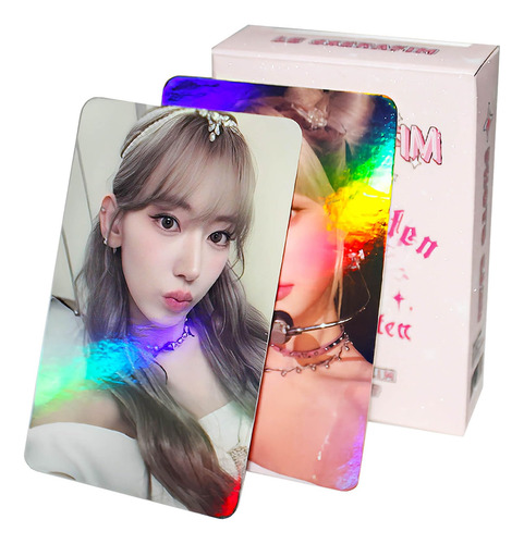 Pyajuu Le Sserafim Laser Photo Cards 50pcs Le Sserafim
