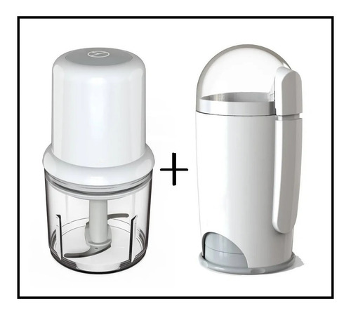 Imagen 1 de 3 de Set Combo Molinillo De Semillas + Picador De Alimentos
