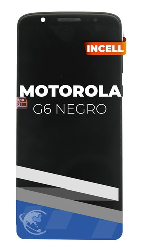 Lcd Motorola G6 Negro Original Con Bateria