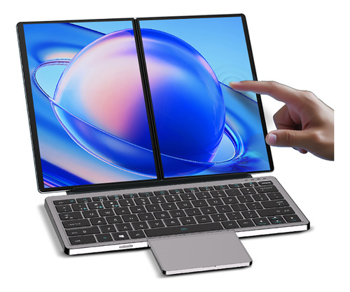 Laptop Ds18 2 En 1 Con Doble Pantalla Táctil Plegable - 32 G