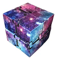 Comprar Fidget Toy Infinity Cube Antistress Infinity Cube en Brasil con estructura de galaxia estelar, color