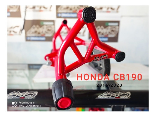 Imagen 2 de 6 de Slider Protector Carenado Honda Cb190 Cb190 Cb190r