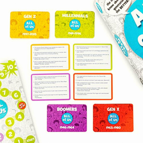 All Of Us The Family Trivia Game For All Generations Gen Z,