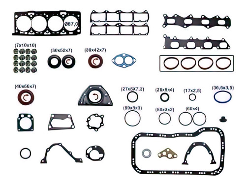 Junta Motor Fiat Linea/doblo 1.9 16v 07/ C/ Retentor