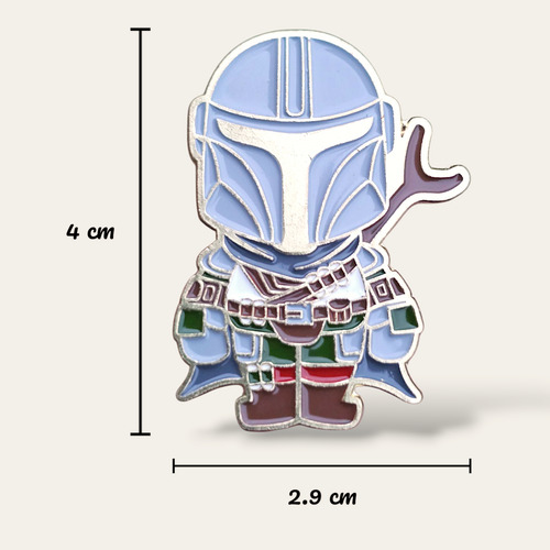 Pin / Broche Metálico Star Wars Película Personajes Din Djarin Star Wars