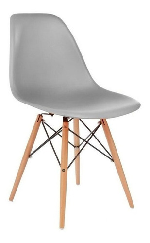 Kit X 2 Sillas Eames Madera Para Comedor