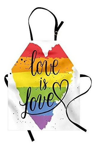 Delantal Del Orgullo De Ambesonne Lgbt Desfile Gay De Lesbia
