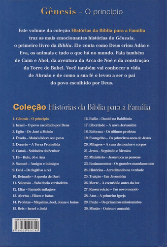 Coleção Histórias Da Bíblia Para A Família (30 Volumes)