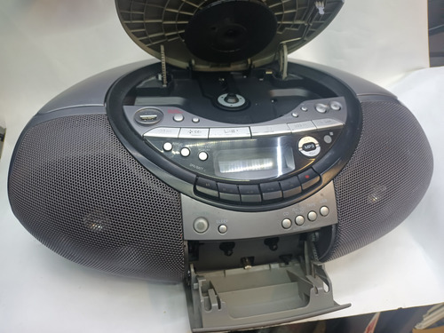 Radio Grabadora Sony Cassete Mp3, Usb C/control Usada Gris (Usado)