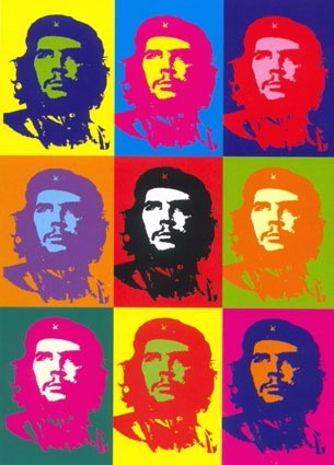 Poster Che Guevara Warhol Tamaño 35 X 50 Cm ( Big Bang Rock)