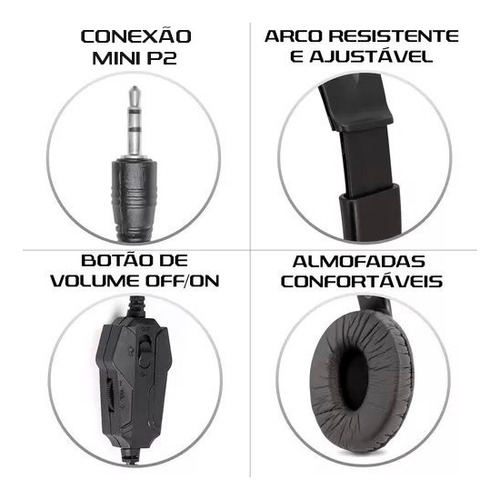 Fone De Ouvido Headset Compatível Com Xbox 360