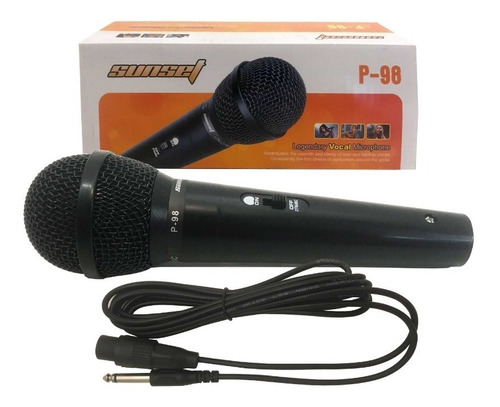 Microfono Sunset Sm58  Dinámico + Funda Y Cable