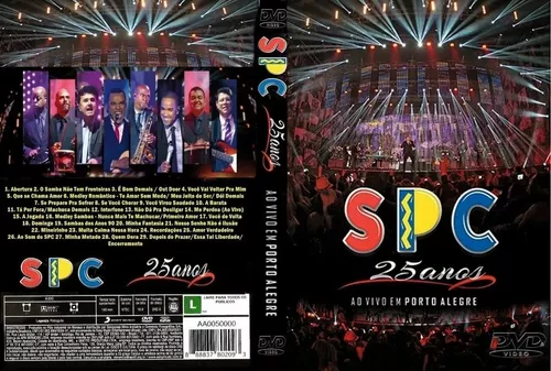 Dvd Spc Só Pra Contrariar 25 Anos Ao Vivo Em Poa