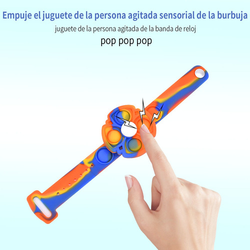 Push Pop It Bubble Fidget Juguete Antiestres
