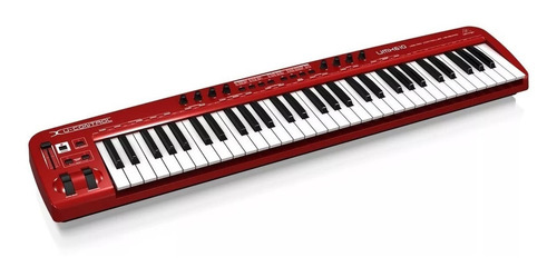 Teclado Controlador 61 Teclas Behringer Umx610 + Color Rojo