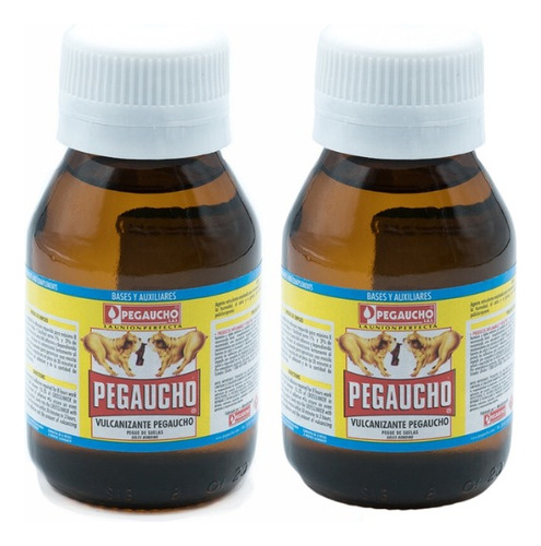 Vulcanizante Pegaucho Activador De  Pegas 60cc Pack X 2