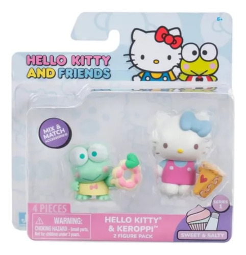 Hello Kitty Pack X2 Figuras + Accesorios 5cm Surtidos 
