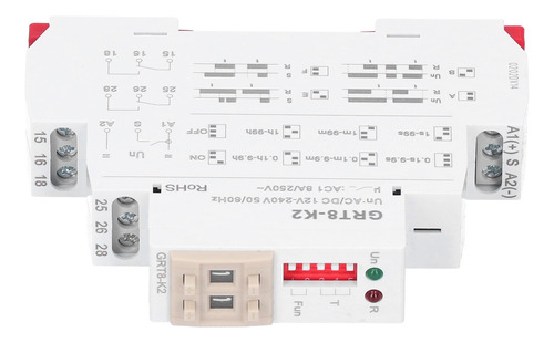 Relé De Tiempo Ac/dc 12 V-240 V 50/60 Hz 2 Abrir 2 Cerrar 4