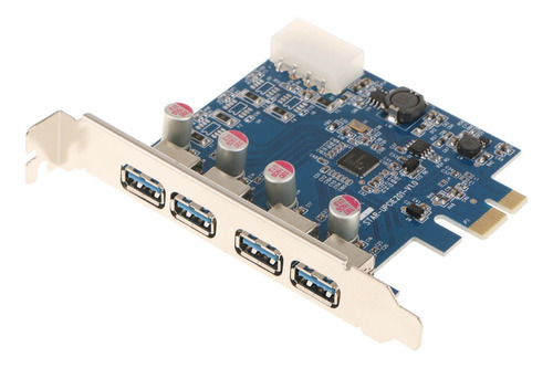 Usb 3.0 4 Puertos Traseros Internos Tarjeta Pci Express