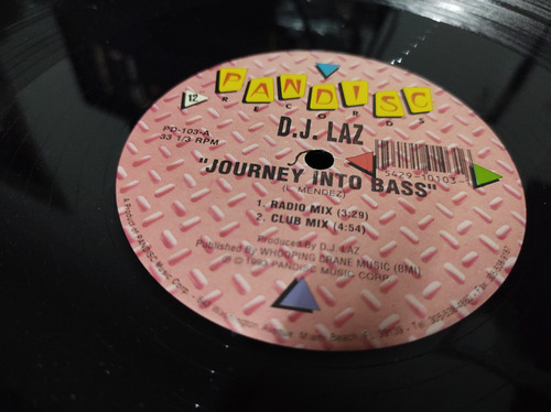 Dj Laz Journey Into Bass Vinilo,lp,acetato Imp (Usado)