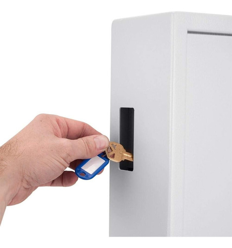 Caja Seguridad 100x Llaves Seguro Codigo Organizador Acero