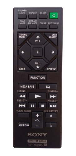 Control Remoto Equipo De Sonido Sony Original  Rmt-am220u