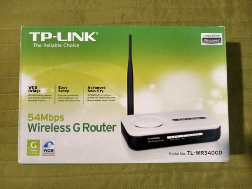 Tp Link Tl-wr340gd Wireless G Router 54mbps